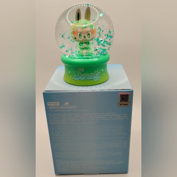 Pop Mart Labubu Serenity Light Up Snow Globe BNIB - Picture 2 of 2